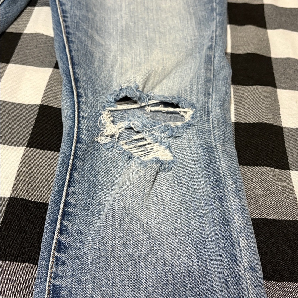 Buckle Black Fit No.256 Boyfriend Ankle Jeans Womens 28 x 27 Stretch Destruction - Picture 3 of 14